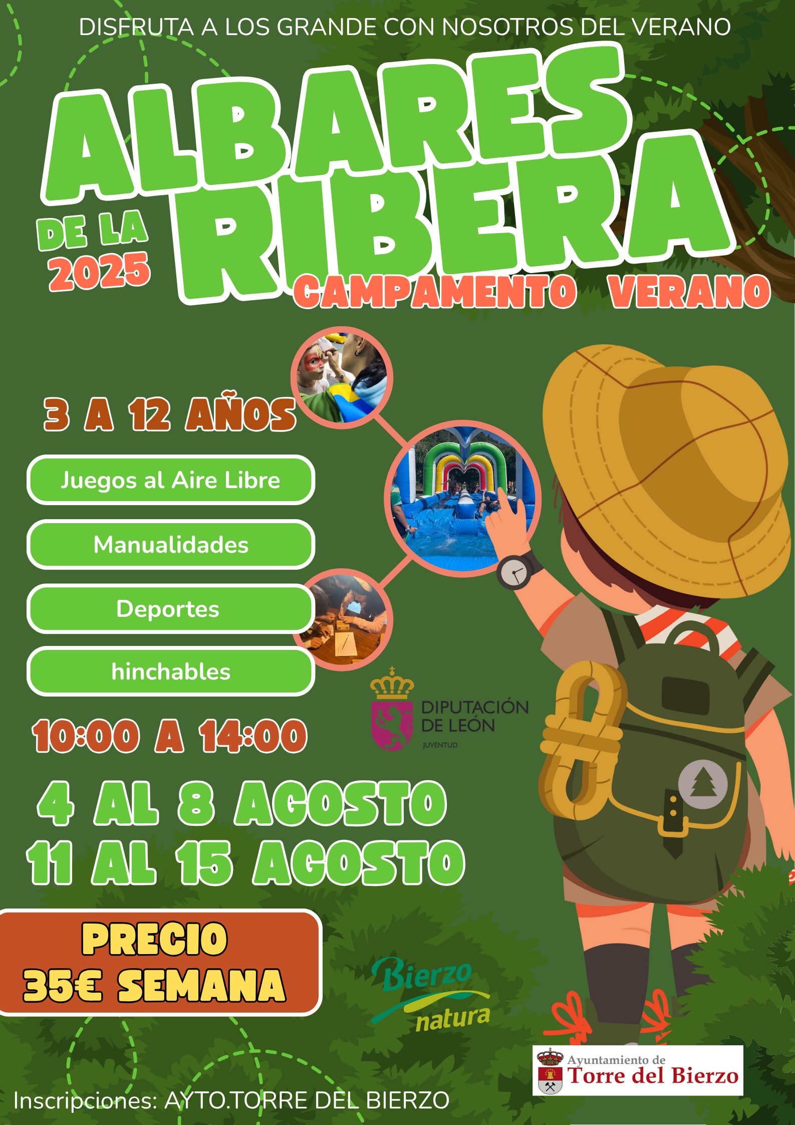 Campamento Albares de la Ribera.