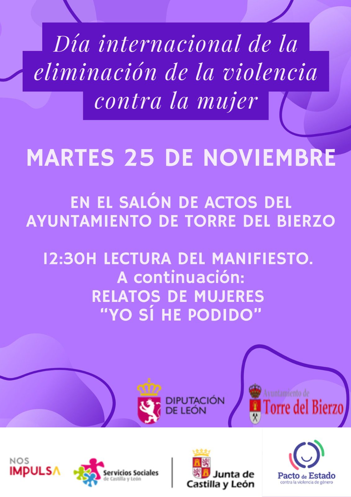 Dia Internacional de la eliminación de la violencia contra la mujer