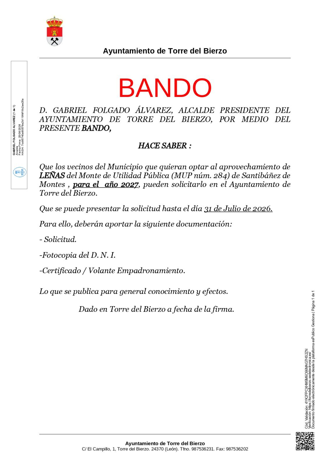 Aprovechamiento de leñas
