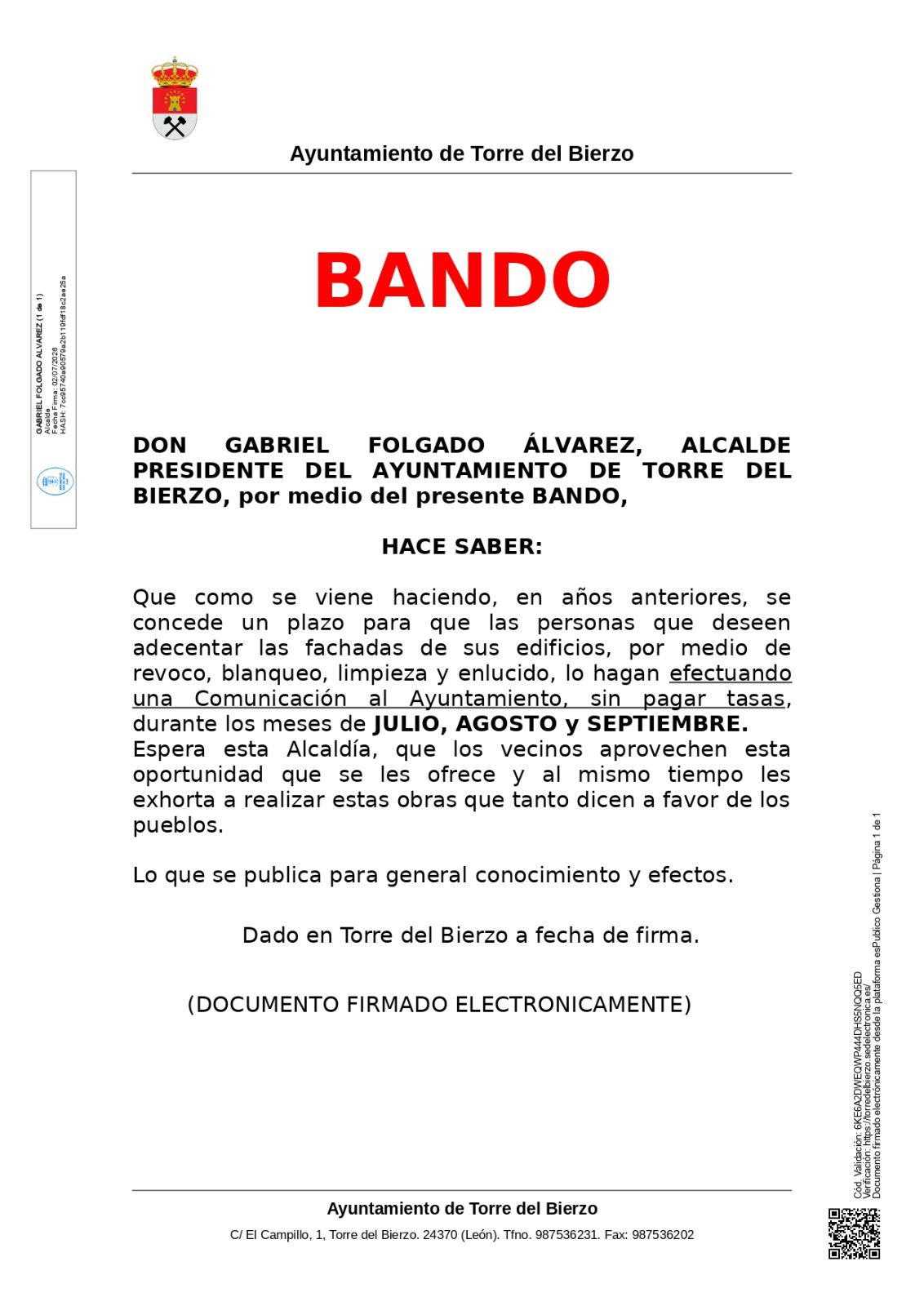 Bando Fachadas